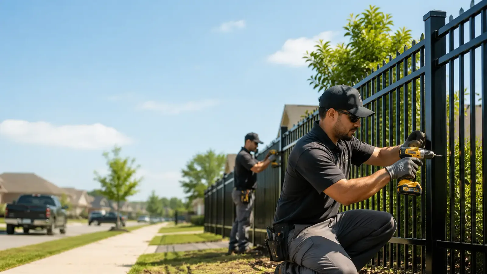 Metal Fence Installation in Grassflat, PA